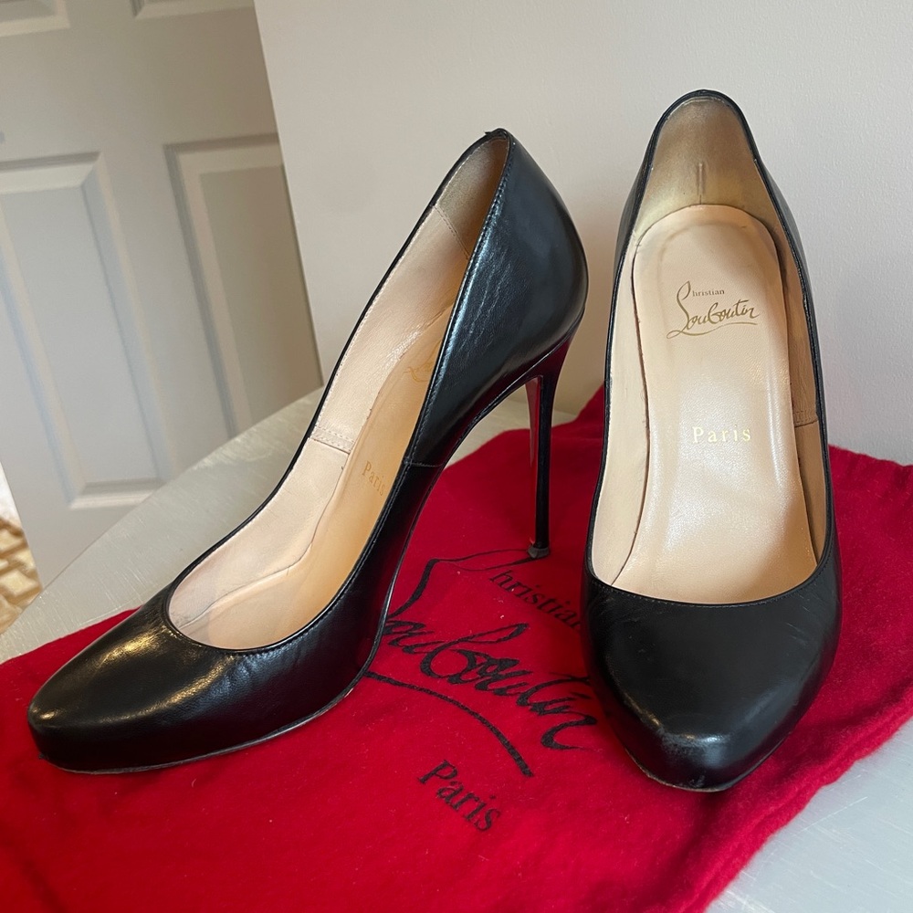 Christian Louboutin Black Stiletto Heels